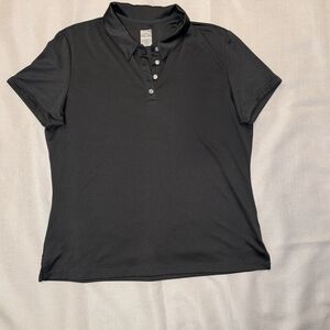Classic Grey Polo Golf Short Sleeve Shirt for Women